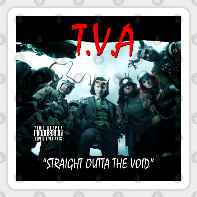 Straight Outta The Void Sticker by AgentsOfCosplay